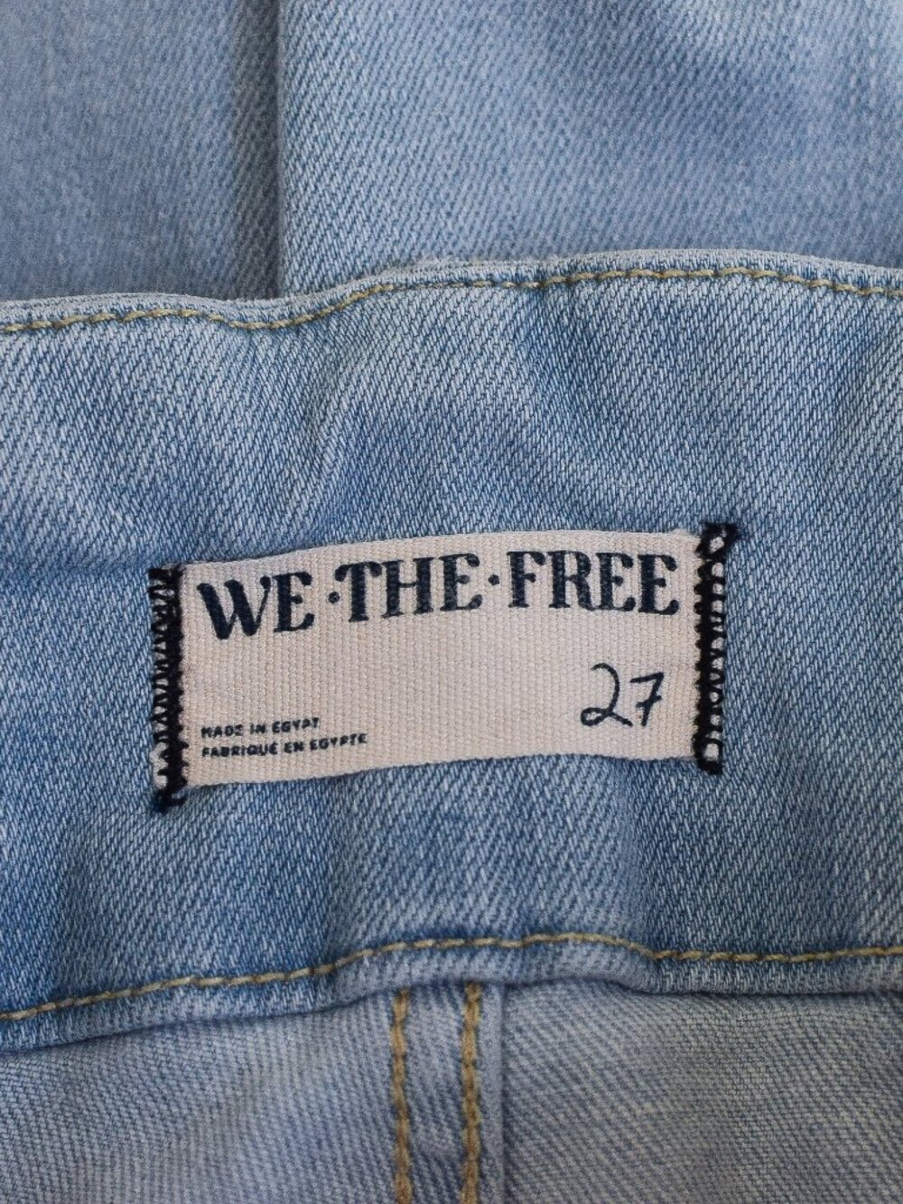 Free People Jayde Flare Jeans Size 27 High Waisted Light Wash Denim Boho Western - Picture 8 of 9